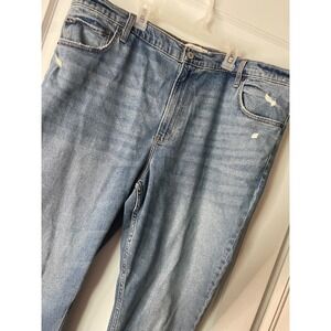 Abercrombie & Fitch Womens Jeans Size 35/20 Skinny High Rise Denim Distressed